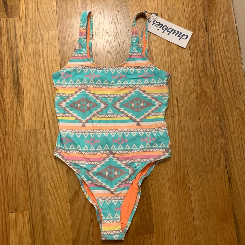 NWT Chubbies one piece swimsuit -size Medium